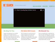 Tablet Screenshot of ocsearchconsulting.com